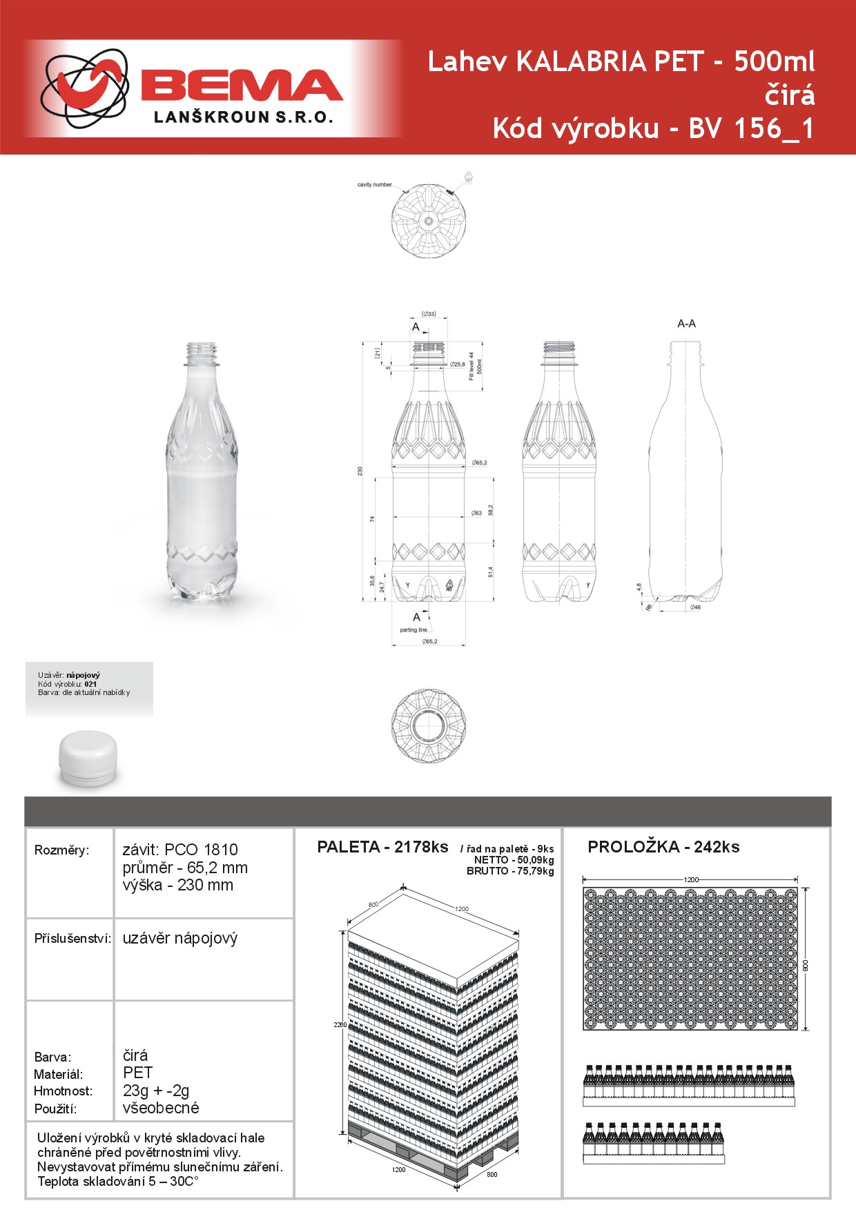 KALABRIA PET 500ml-20-9-2021